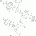 DR-Z400, E Масляный насос