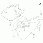 DR-Z400S Frame cover (model k1)
