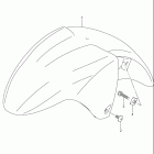 GSX600F KATANA Переднее крыло (модель K3)