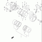 VS1400GLP INTRUDER Передний суппорт тормозной