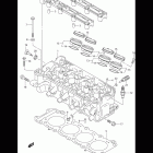 GSX-R600 Головка цилиндра