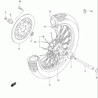 VS1400GLP INTRUDER Переднее колесо
