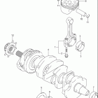 GSX-R600 Коленвал
