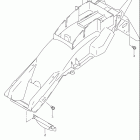GSF600S BANDIT Заднее крыло