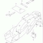 GSX600F KATANA Заднее крыло (модель w / x / y / k1 / k2)