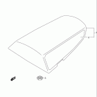 GSX-R750 Seat tail box (model k1)