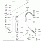 RM100 Задний торм цилиндр