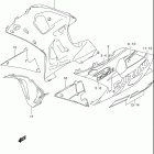GSX-R750 Нижняя облицовка (model k3)