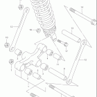 GSX600F KATANA Втулки заднего рычага