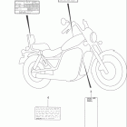 VS1400GLP INTRUDER Warning label (model t / v / w / x)