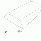 GSX-R600 Seat tail box (model k2)