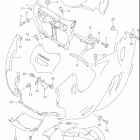 GSX600F KATANA Cowling body installation parts