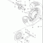 VS1400GLP INTRUDER Заднее колесо