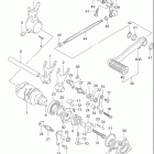 VS1400GLP INTRUDER Gear shifting (model v / w / x / y / k1 / k2 / k3)