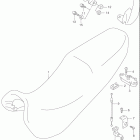 GSX750F KATANA Сиденье (model w / x)