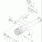 VS1400GLP INTRUDER Rear swinging arm (model k1 / k2 / k3)