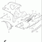 GSX-R600 Нижняя облицовка (model k1)