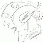 VZ800 MARAUDER Топливный бак (модель Y c no.103783~)