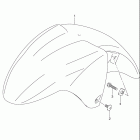 GSX750F KATANA Переднее крыло (модель K3)