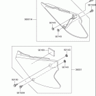 RM100 Боковые обтекатели