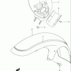 VS1400GLP INTRUDER Front fender (model y / k1 / k2 / k3)