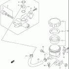 GSX-R750 Главный тормозной цилиндр,передний