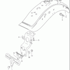 VS1400GLP INTRUDER Rear fender (model y / k1 / k2 / k3)