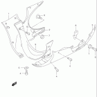 GSX750F KATANA Нижняя облицовка (model w / x / y)