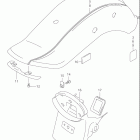 VZ800 MARAUDER Rear fender (model w / x)