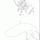 VS1400GLP INTRUDER Front fender (model t)