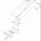 VS1400GLP INTRUDER Rear fender (model v / w / x)