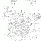 VS1400GLP INTRUDER Головка цилиндров (задняя)