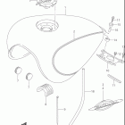 VZ800 MARAUDER Топливный бак (модель W)