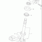 GSX750F KATANA Steering stem (model w / x / y / k1 / k2)