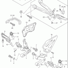 GSX-R600 Подножки