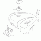 VS1400GLP INTRUDER Топливный бак (модель T)