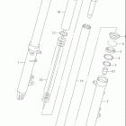 GSX600F KATANA Передняя вилка  (model w / x / y / k1 / k2)