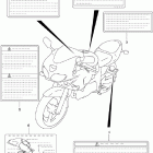 SV650, S Warning label (model k2)