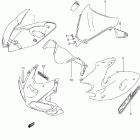 SV650, S Cowling body (sv650sy e28)