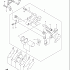 RM125 Rear caliper (model k1 / k2 / k3)