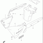 GZ250 Frame cover (model k2)