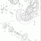 GZ250 Заднее колесо