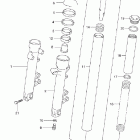 SV650, S Front fork damper (model k1)
