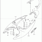 SV650, S Seat tail cover (model k1)