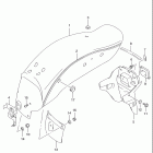 GZ250 Rear fender (model x)