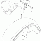 GZ250 Headlamp housing (model x)