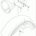 GZ250 Headlamp housing (model y