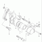 GZ250 Передний суппорт тормозной