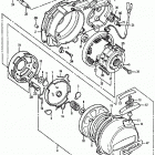 ATC90 Left crankcase cover  @ alternator @ starter