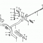 ATC90 Brake pedal @ step bar
